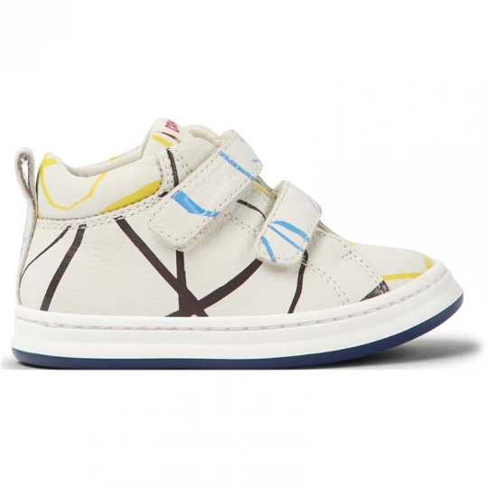 Foto van product CAMPER Twins - Laarzen voor Firstwalkers - Wit, Blauw, Geel, Smooth leather