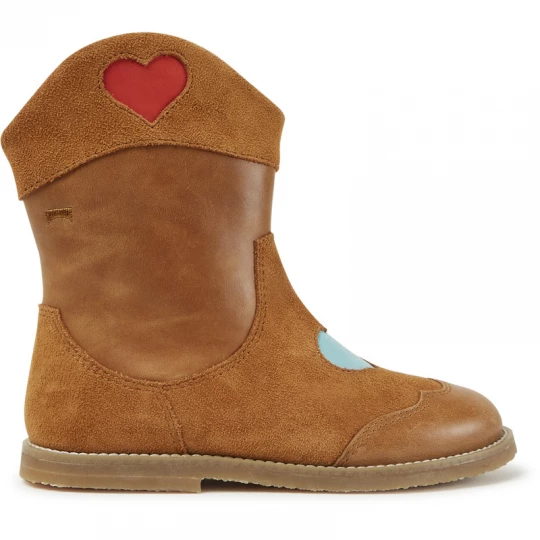 Foto van product CAMPER Twins - Laarzen voor Meisjes - Bruin, Smooth leather