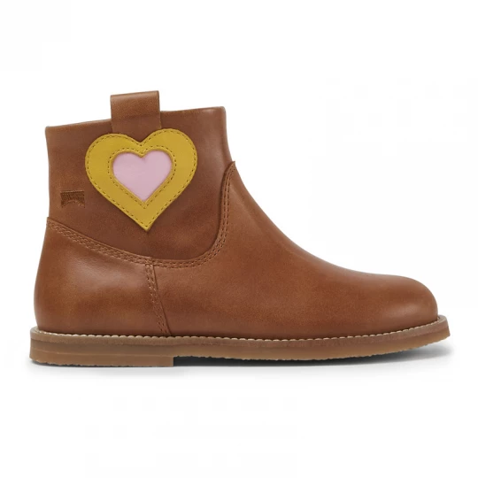 Foto van product CAMPER Twins - Laarzen voor Meisjes - Bruin, Smooth leather
