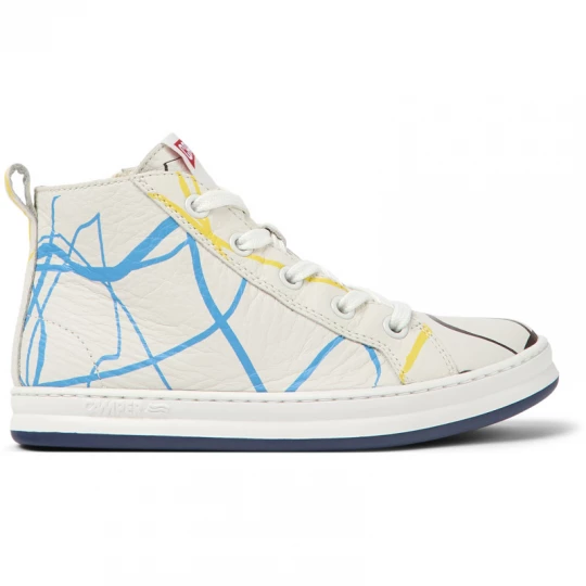 Foto van product CAMPER Twins - Laarzen voor Meisjes - Wit, Blauw, Geel, Smooth leather
