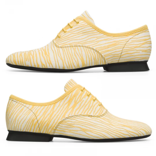 Foto van product CAMPER Twins - Nette schoenen voor Dames - Beige, Geel, Cotton fabric