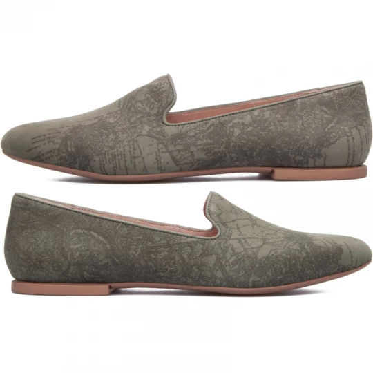 Foto van product CAMPER Twins - Nette schoenen voor Dames - Groen, Suede