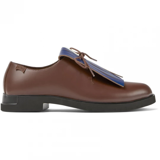Foto van product CAMPER Twins - Nette schoenen voor Dames - Kastanjebruin, Smooth leather