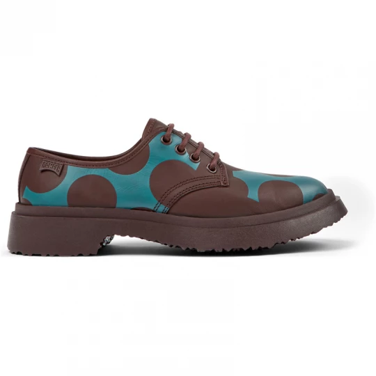 Foto van product CAMPER Twins - Nette schoenen voor Dames - Kastanjebruin, Zwart, Smooth leather bordowy