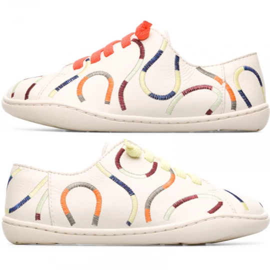 Foto van product CAMPER Twins - Nette vrijetijdsschoenen voor - Beige, Smooth leather
