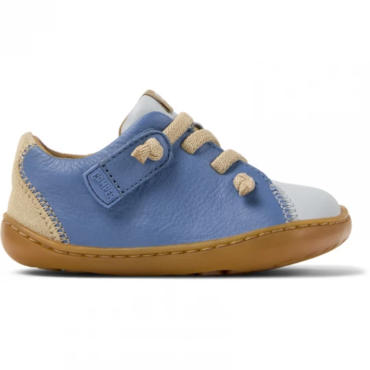 Foto van product CAMPER Twins - Nette vrijetijdsschoenen voor Firstwalkers - Beige, Blauw, Grijs, Smooth leather