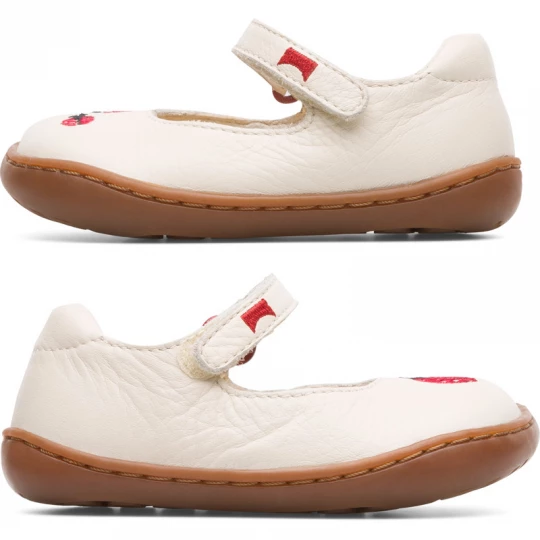 Foto van product CAMPER Twins - Nette vrijetijdsschoenen voor Firstwalkers - Beige, Smooth leather