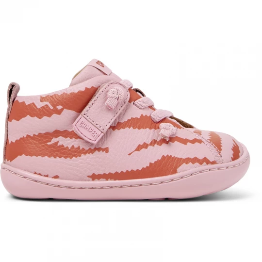 Foto van product CAMPER Twins - Nette vrijetijdsschoenen voor Firstwalkers - Roze, Oranje, Smooth leather