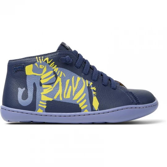 Foto van product CAMPER Twins - Nette vrijetijdsschoenen voor Kinderen - Blauw, Smooth leather