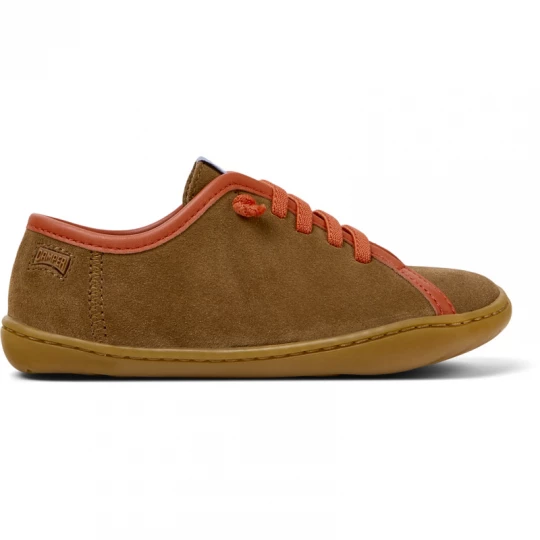 Foto van product CAMPER Twins - Nette vrijetijdsschoenen voor Meisjes - Bruin, Smooth leather