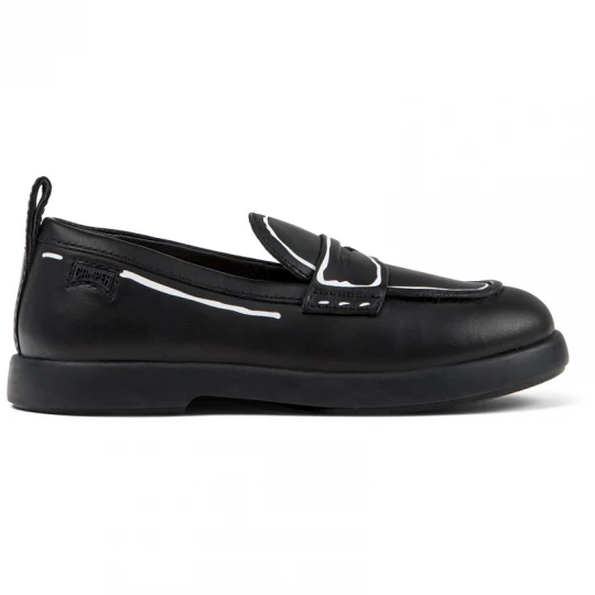 Foto van product CAMPER Twins - Nette vrijetijdsschoenen voor Meisjes - Zwart, Smooth leather