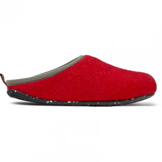 Foto van product CAMPER Twins - Pantoffels voor Heren - Grijs, Rood, Kastanjebruin, Cotton fabric bordowy