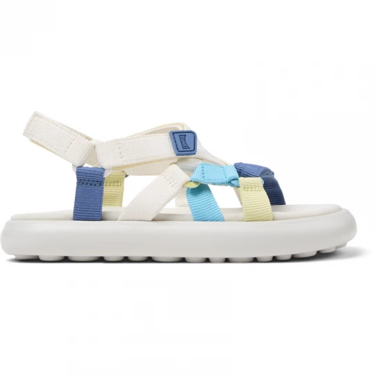 Foto van product CAMPER Twins - Sandalen voor Dames - Wit, Blauw, Geel, Cotton fabric