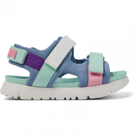 Foto van product CAMPER Twins - Sandalen voor Firstwalkers - Blauw, Roze, Paars, Cotton fabric