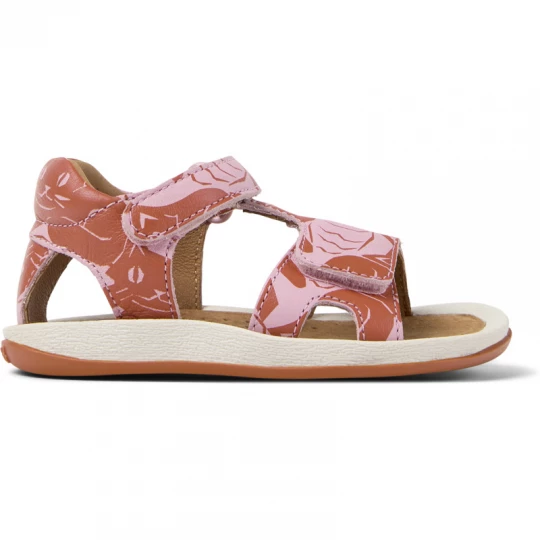 Foto van product CAMPER Twins - Sandalen voor Firstwalkers - Roze, Bruin, Smooth leather