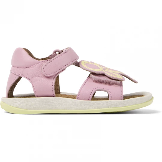 Foto van product CAMPER Twins - Sandalen voor Firstwalkers - Roze, Geel, Smooth leather