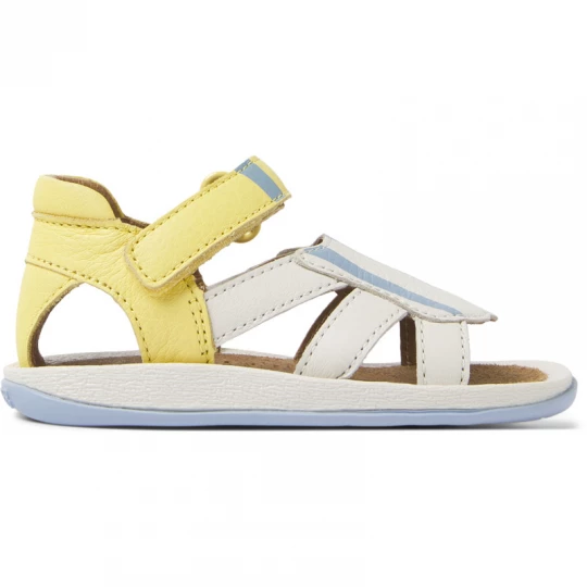 Foto van product CAMPER Twins - Sandalen voor Firstwalkers - Wit, Blauw, Geel, Smooth leather