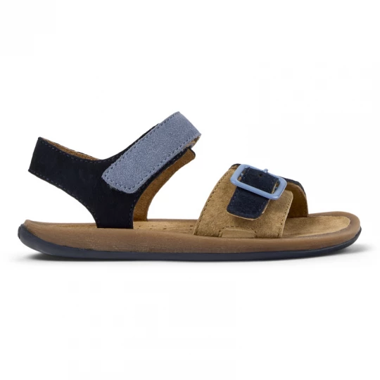 Foto van product CAMPER Twins - Sandalen voor Meisjes - Blauw, Bruin, Suede