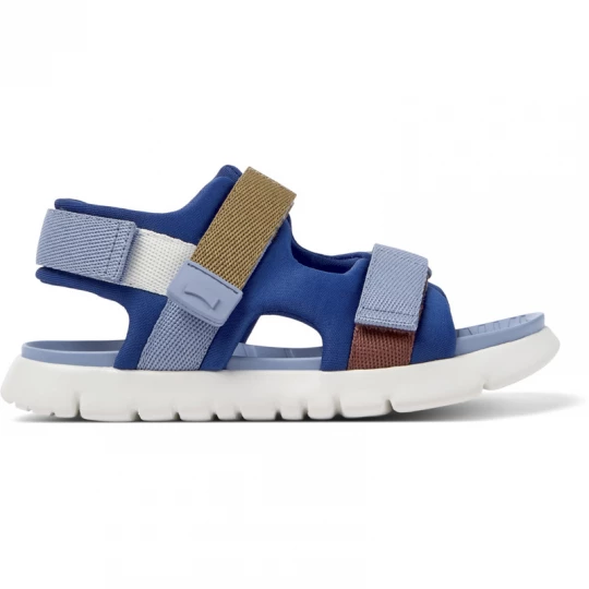 Foto van product CAMPER Twins - Sandalen voor Meisjes - Blauw, Rood, Beige, Cotton fabric