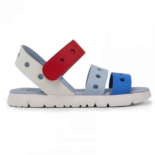 Foto van product CAMPER Twins - Sandalen voor Meisjes - Blauw, Wit, Rood, Smooth leather