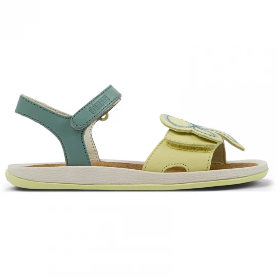 Foto van product CAMPER Twins - Sandalen voor Meisjes - Geel, Groen, Smooth leather
