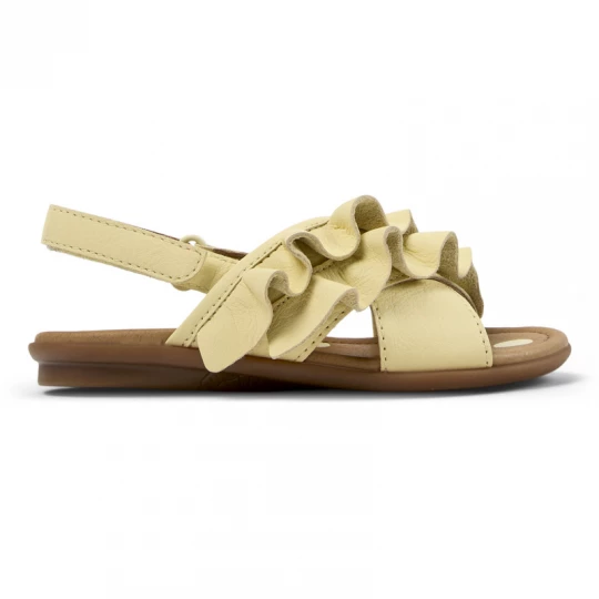 Foto van product CAMPER Twins - Sandalen voor Meisjes - Geel, Smooth leather