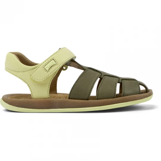 Foto van product CAMPER Twins - Sandalen voor Meisjes - Groen, Geel, Smooth leather