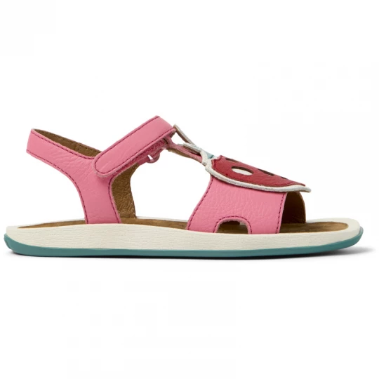 Foto van product CAMPER Twins - Sandalen voor Meisjes - Roze, Rood, Geel, Smooth leather