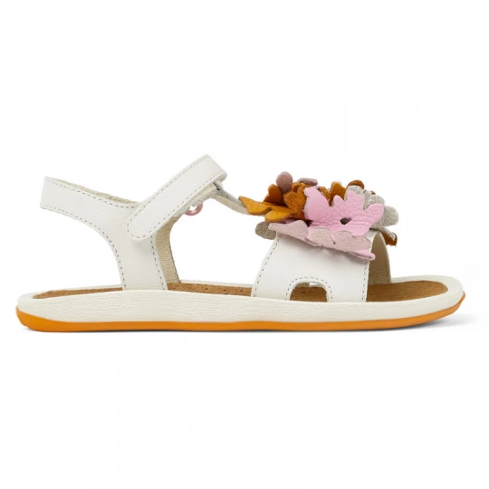 Foto van product CAMPER Twins - Sandalen voor Meisjes - Wit, Roze, Oranje, Smooth leather