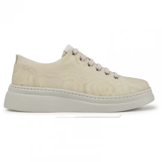 Foto van product CAMPER Twins - Sneakers voor Dames - Beige, Cotton fabric