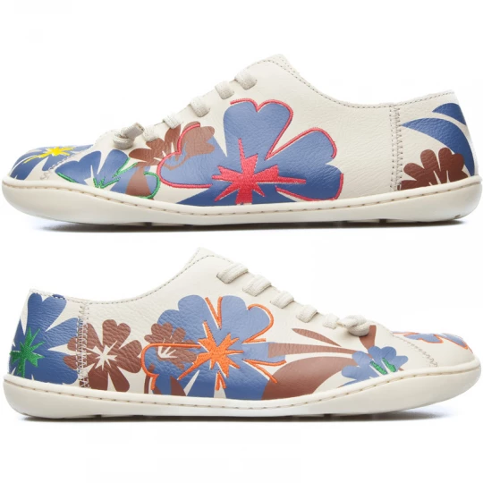 Foto van product CAMPER Twins - Sneakers voor Dames - Beige, Smooth leather