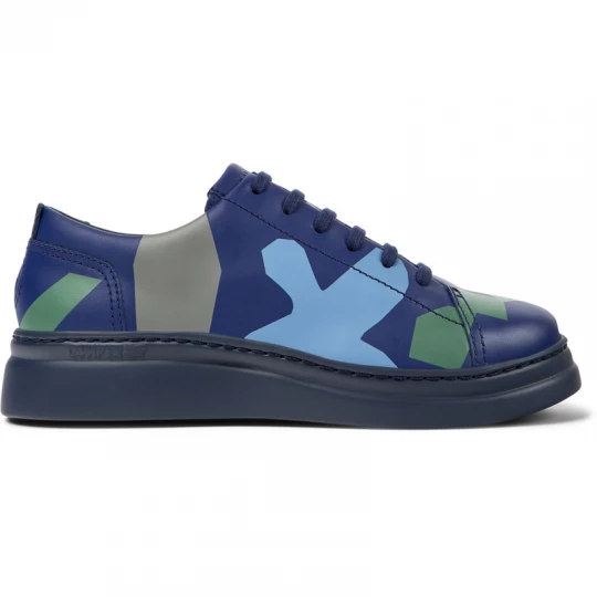 Foto van product CAMPER Twins - Sneakers voor Dames - Blauw, Groen, Grijs, Smooth leather