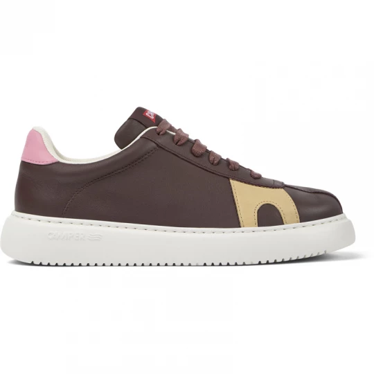 Foto van product CAMPER Twins - Sneakers voor Dames - Kastanjebruin, Smooth leather