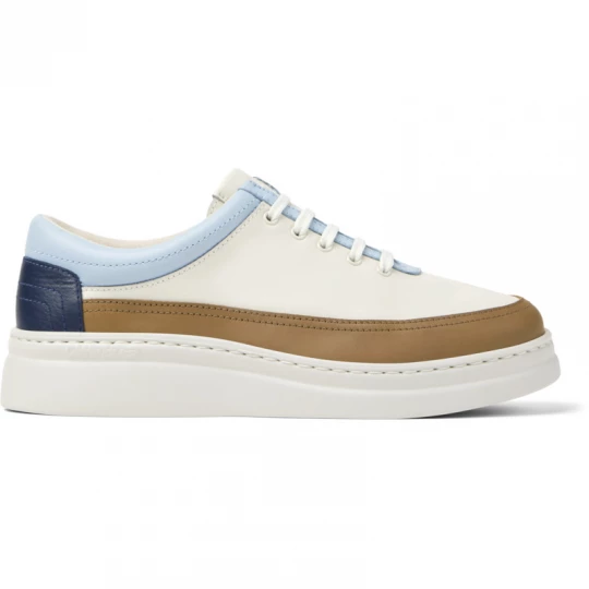 Foto van product CAMPER Twins - Sneakers voor Dames - Wit, Blauw, Bruin, Smooth leather