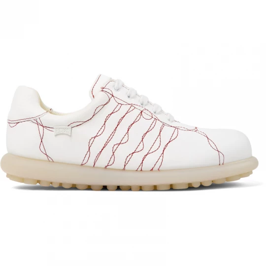 Foto van product CAMPER Twins - Sneakers voor Dames - Wit, Smooth leather