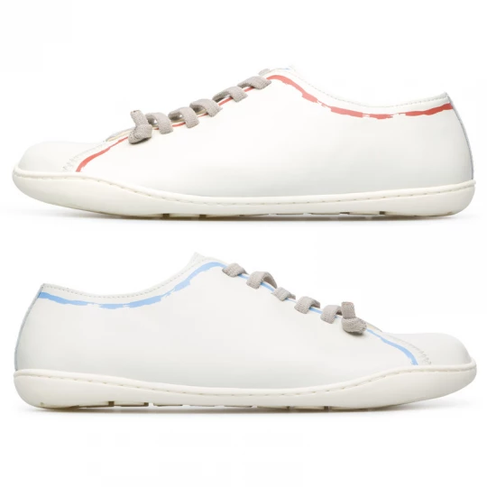 Foto van product CAMPER Twins - Sneakers voor Dames - Wit, Smooth leather