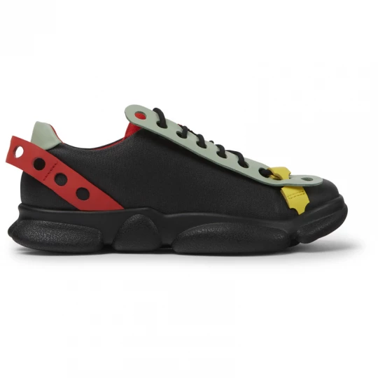 Foto van product CAMPER Twins - Sneakers voor Dames - Zwart, Cotton fabric / Smooth leather