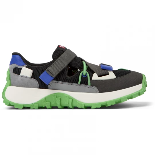 Foto van product CAMPER Twins - Sneakers voor Dames - Zwart, Grijs, Blauw, Cotton fabric / Smooth leather