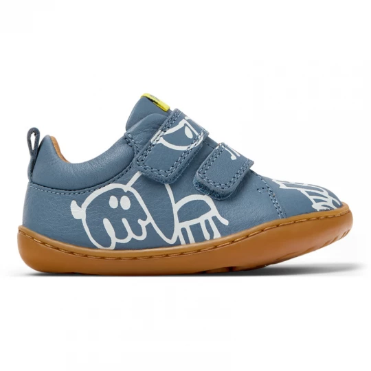 Foto van product CAMPER Twins - Sneakers voor Firstwalkers - Grijs, Wit, Smooth leather