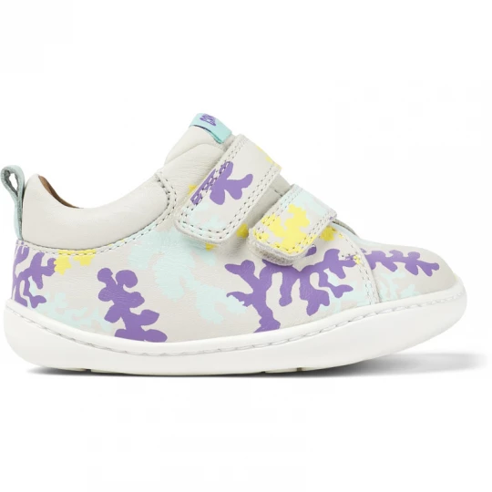 Foto van product CAMPER Twins - Sneakers voor Firstwalkers - Wit, Paars, Blauw, Smooth leather