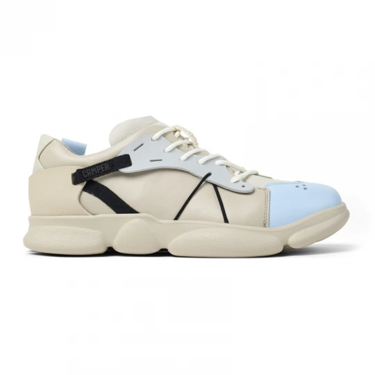Foto van product CAMPER Twins - Sneakers voor Heren - Grijs, Wit, Blauw, Smooth leather / Cotton fabric