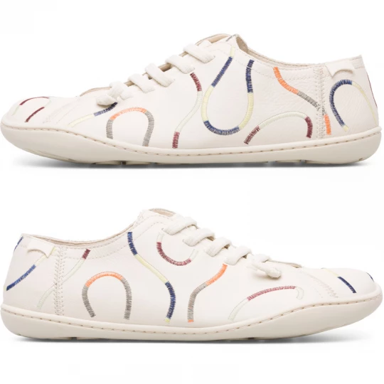 Foto van product CAMPER Twins - Vrijetijdsschoenen voor Dames - Beige, Smooth leather