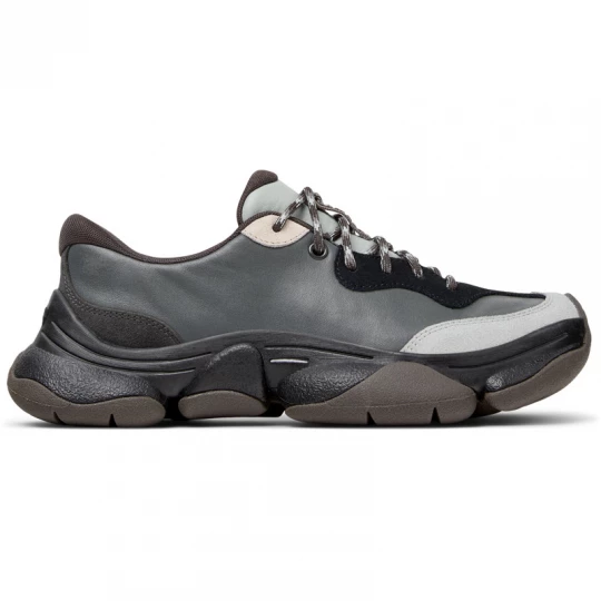 Foto van product CAMPER Twins - Vrijetijdsschoenen voor Dames - Grijs, Smooth leather