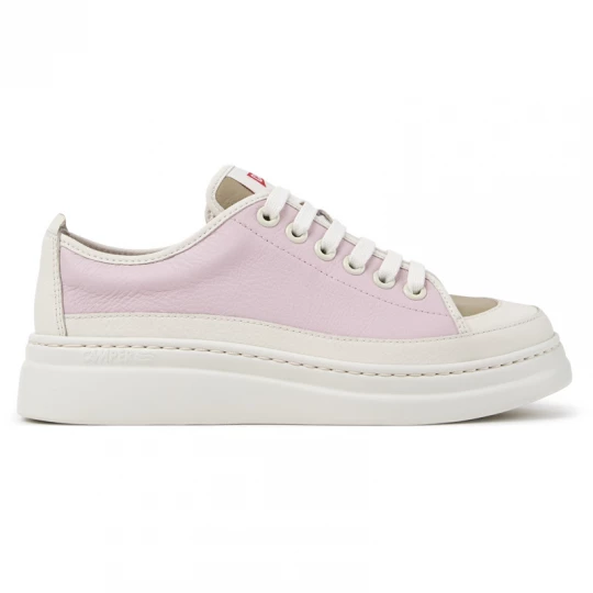 Foto van product CAMPER Twins - Vrijetijdsschoenen voor Dames - Wit, Beige, Roze, Smooth leather