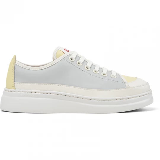 Foto van product CAMPER Twins - Vrijetijdsschoenen voor Dames - Wit, Geel, Grijs, Smooth leather