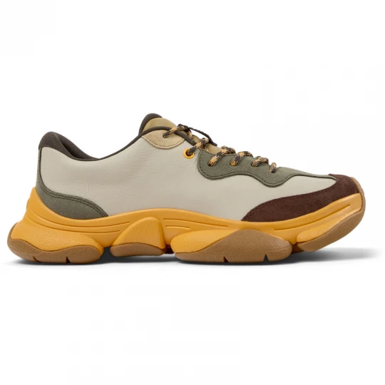 Foto van product CAMPER Twins - Vrijetijdsschoenen voor Heren - Bruin, Beige, Groen, Smooth leather
