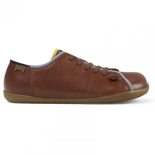 Foto van product CAMPER Twins - Vrijetijdsschoenen voor Heren - Bruin, Smooth leather / Cotton fabric