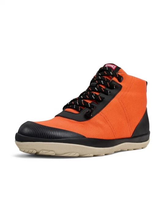 Foto van product CAMPER Veterlaarzen 'Peu Pista' oranje / zwart