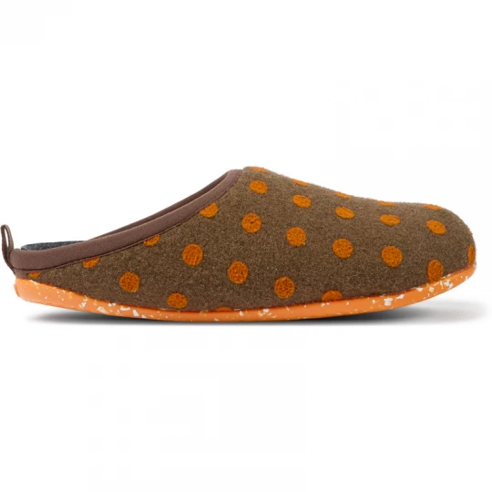Foto van product CAMPER Wabi - Pantoffels voor Dames - Bruin, Oranje, Cotton fabric