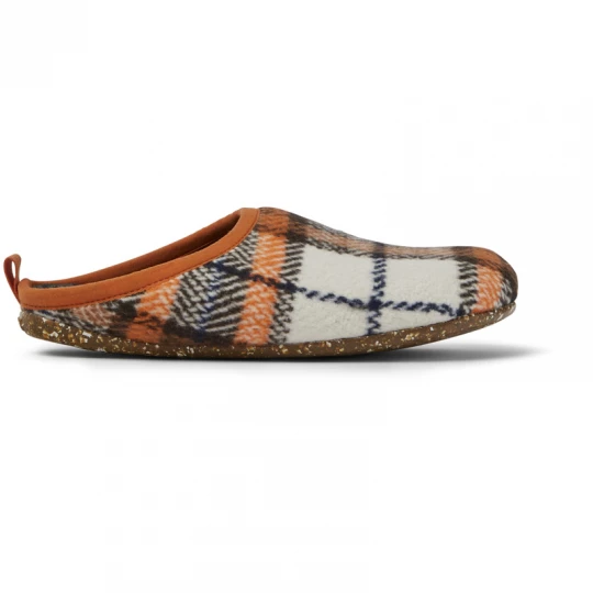 Foto van product CAMPER Wabi - Pantoffels voor Dames - Wit, Bruin, Oranje, Cotton fabric